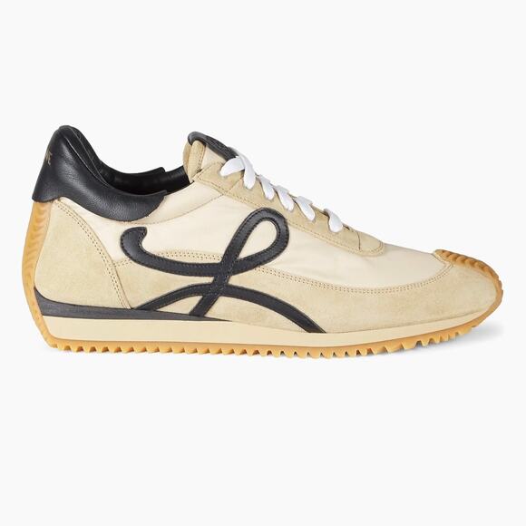 Loewe Men’s Flow Runner Suede and Leather Sneakers - Picture 1 of 12